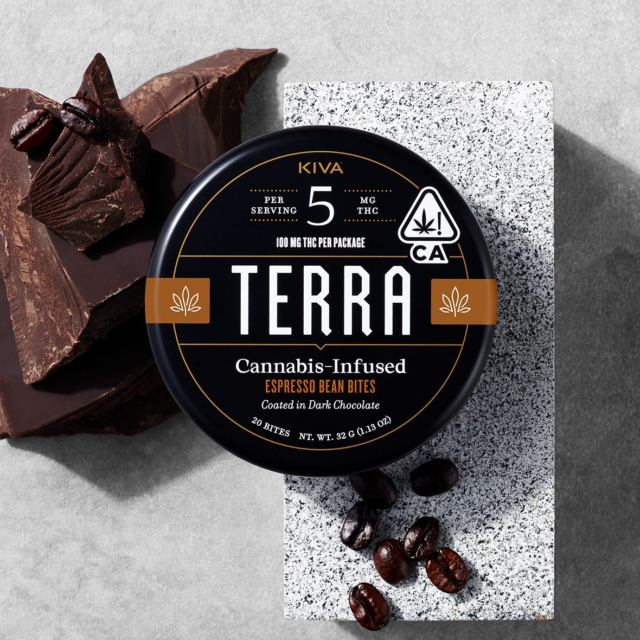Dark Chocolate Espresso Bean Bites 100mg THC