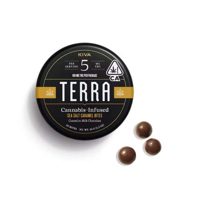 Sea Salt Caramel Bites 100mg THC