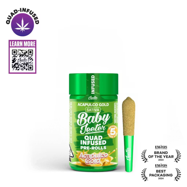 Acapulco Gold Quad Infused Rosin 5 x 0.5g Joints 2.5g